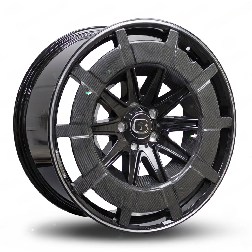 Кованые диски BRABUS MONOBLOCK Z Carbon Edition R22 FORGED D255 11.5Х22/5X112.0 D66.6 ET47 BLACK/LIP P/C